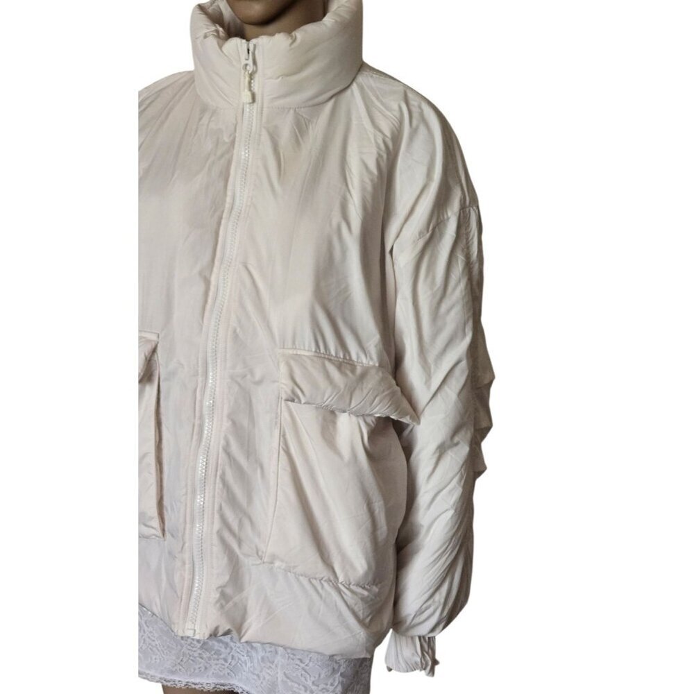 Fabletics All Weather Jacket in Soft Shine bone For Women's L - Picture 4 of 9